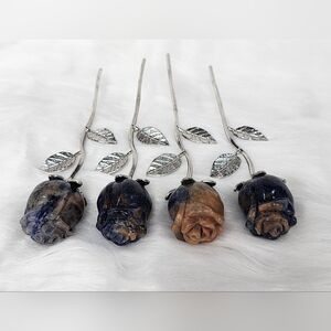 Sodalite Rosebud Stem